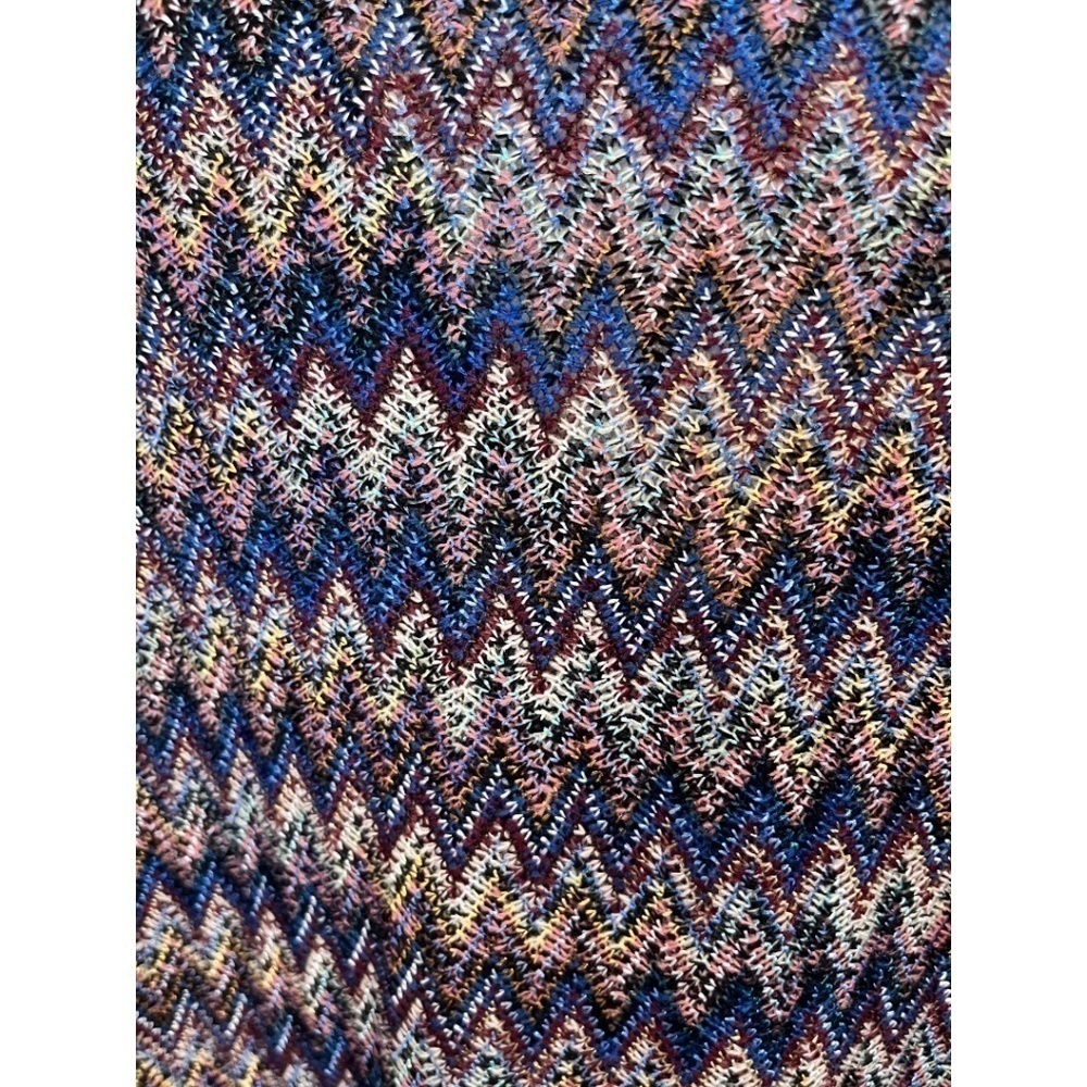 ANTHROPOLOGIE Maeve Westwater Dress Chevron Drop Waist V-Neck Dress Size XS - Picture 4 of 5